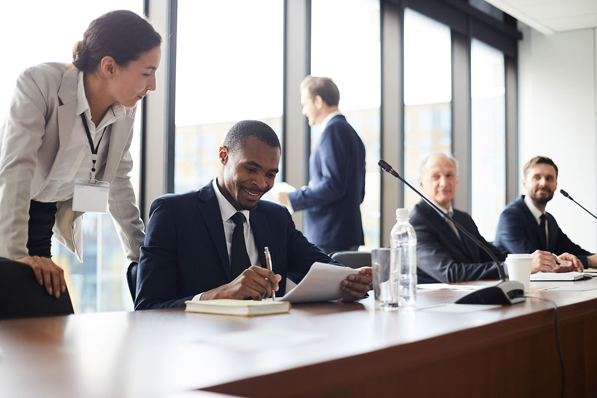 People in a Meeting Room